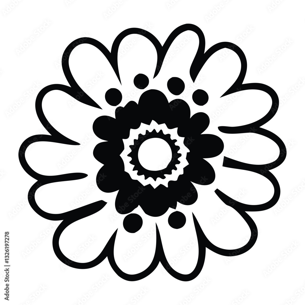 abstract flower vector illustration abstract flower vector illustration