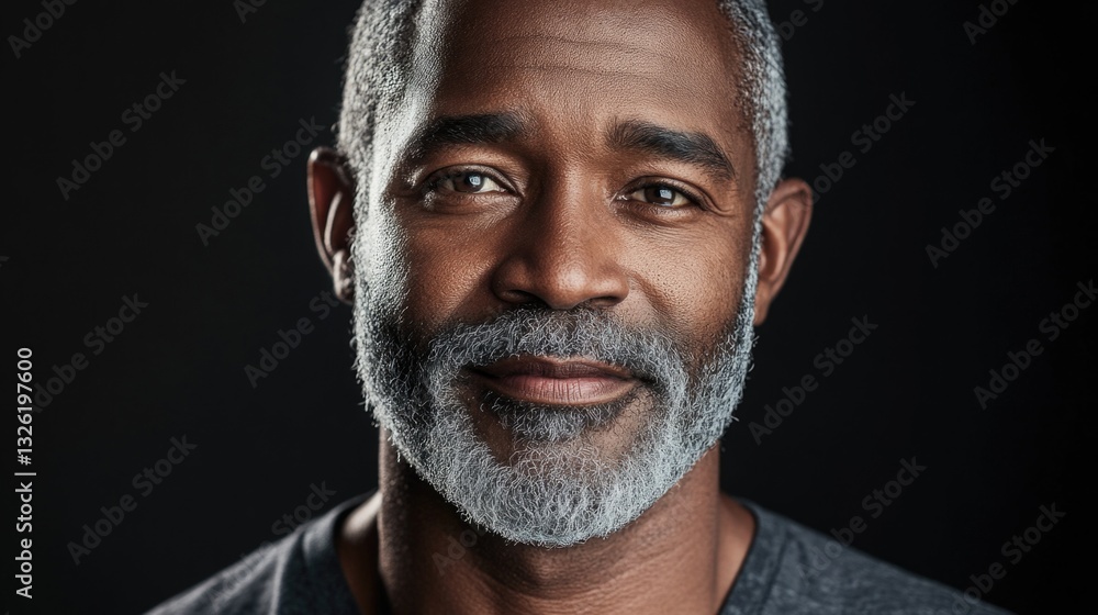 A close-up shot of a man's face with a beard, ideal for use in editorial or commercial contexts where a rugged, experienced individual is needed A close-up shot of a man's face with a beard, ideal for use in editorial or commercial contexts where a rugged, experienced individual is needed