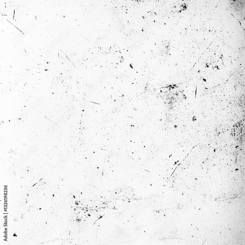 Distressed White Background with Black Speckles and Scratches: Grungy Texture for Creative Design Projects Distressed White Background with Black Speckles and Scratches: Grungy Texture for Creative Design Projects