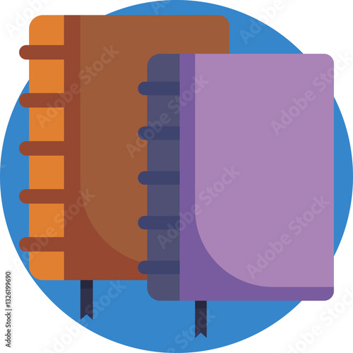 Spiral-Bound Notebooks – A collection of spiral-bound notebooks, commonly used for school, journaling, or office work.