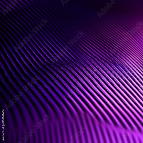 Striated Purple Abstract Background: Textured Lines and Vibrant Hues
