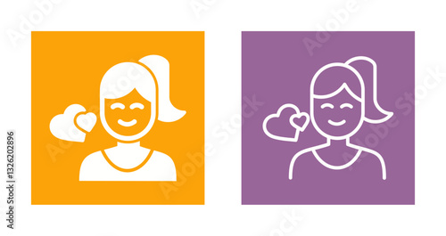 Love and Affection Icon Design