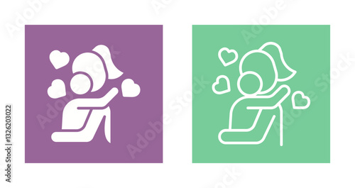 Hug Icon Design