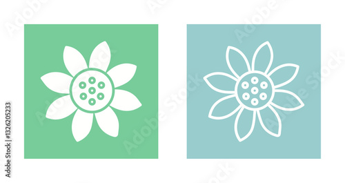 Sunflower Symbol Icon Design