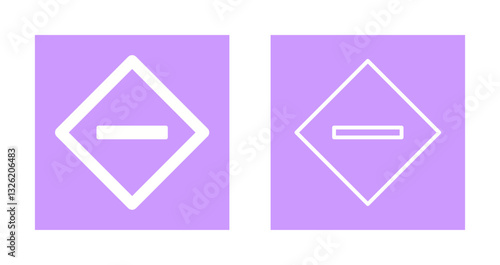 Minus Sign Icon Design