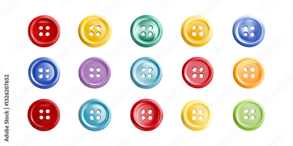 Pack Button Set Against Transparent Background for Sewing Graphics, Fashion Branding, or Craft Illustration Projects Pack Button Set Against Transparent Background for Sewing Graphics, Fashion Branding, or Craft Illustration Projects