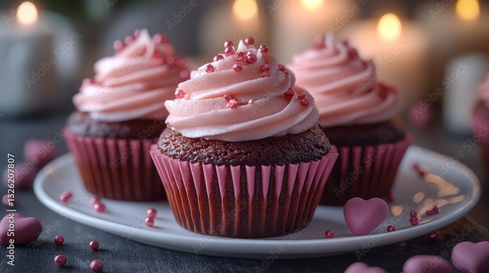 Valentine's Day cupcakes for you and your significant other to enjoy. Valentine's Day cupcakes for you and your significant other to enjoy.