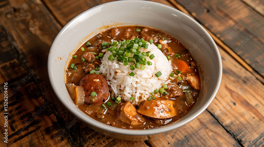 Gumbo and Rice Bowl Gumbo and Rice Bowl