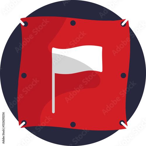 Team Marker – A flag representing a team’s base or territory in paintball matches.