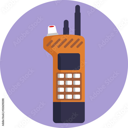Walkie Talkie: A handheld communication device used for quick, team-based coordination during a paintball game.