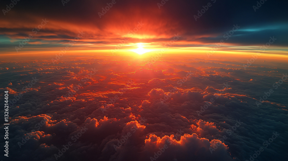 sunset over clouds wallpaper sunset over clouds wallpaper