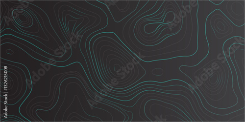 Seamless Topographic Map Design Showcasing Elevation Contours, Geographic Relief, and Fluid Abstract Line Patterns for Mapping Enthusiasts
