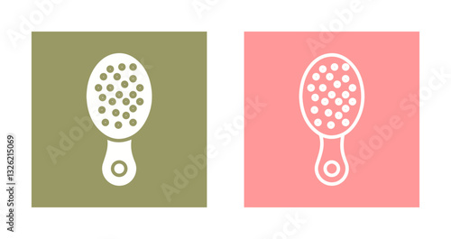 Baby Hairbrush Icon Design