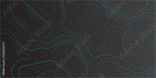 Seamless Topographic Map Design Showcasing Elevation Contours, Geographic Relief, and Fluid Abstract Line Patterns for Mapping Enthusiasts
