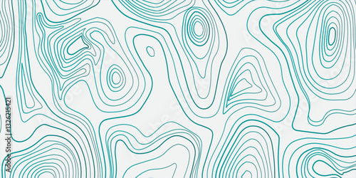 Seamless Topographic Map Design Showcasing Elevation Contours, Geographic Relief, and Fluid Abstract Line Patterns for Mapping Enthusiasts
