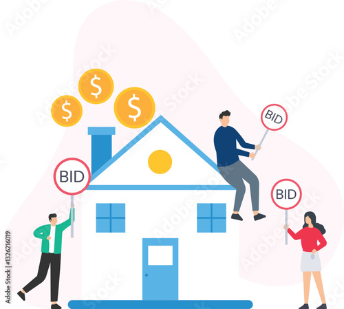 Bid For House, Bidding for a house involves offering a price to purchase a property in a competitive market. Potential buyers submit their bids based on property value, market conditions,