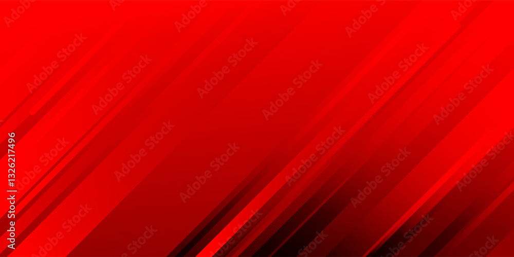 Fototapeta premium red banner background. abstract background. slash effect on red background