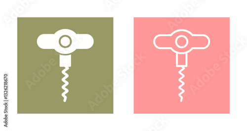 Wine Opener Icon Design