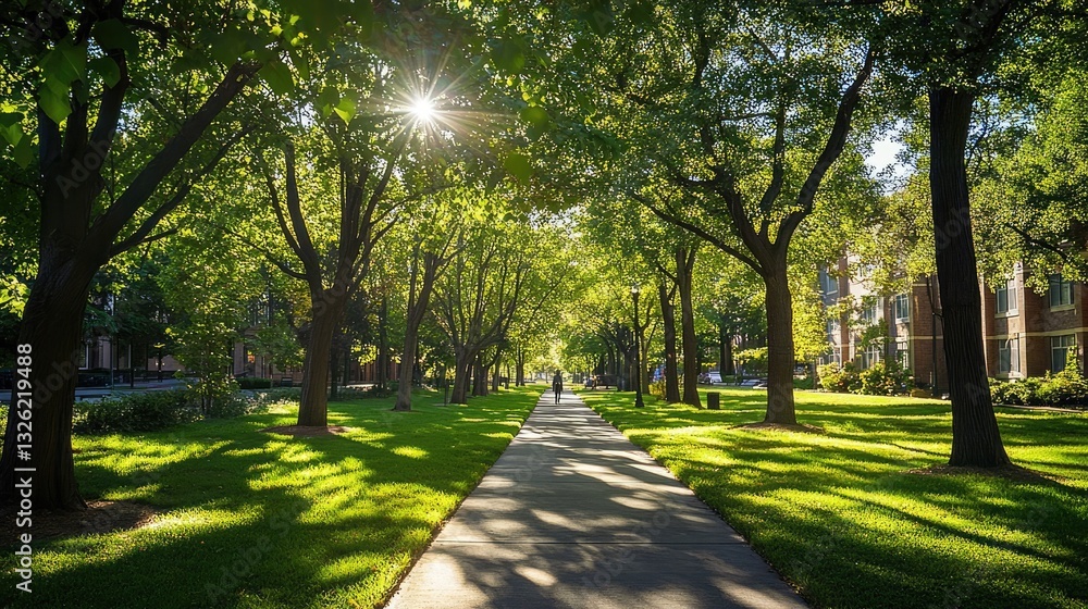 Obraz premium path in the park