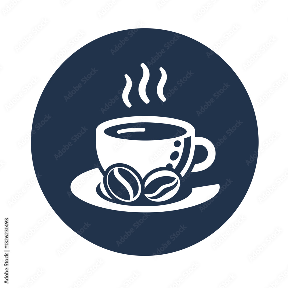 Coffee Cup 35 - Logo Icon Blue White-01 Coffee Cup 35 - Logo Icon Blue White-01