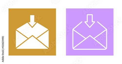 Receive Icon Icon Design