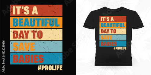 Funny Vintage Anti Abortion T-Shirt Design