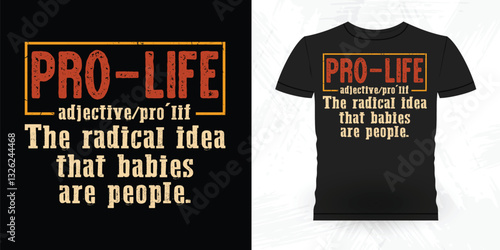 Funny Vintage Anti Abortion T-Shirt Design