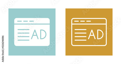 Ad Placement Icon Design
