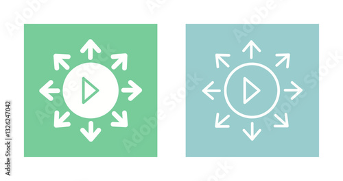 Viral Content Icon Design