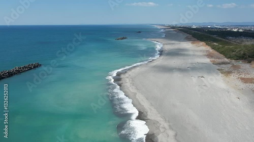 4Kドローン空撮・中田島砂丘・静岡県浜松市・日本の砂丘