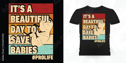 Funny Vintage Anti Abortion T-Shirt Design