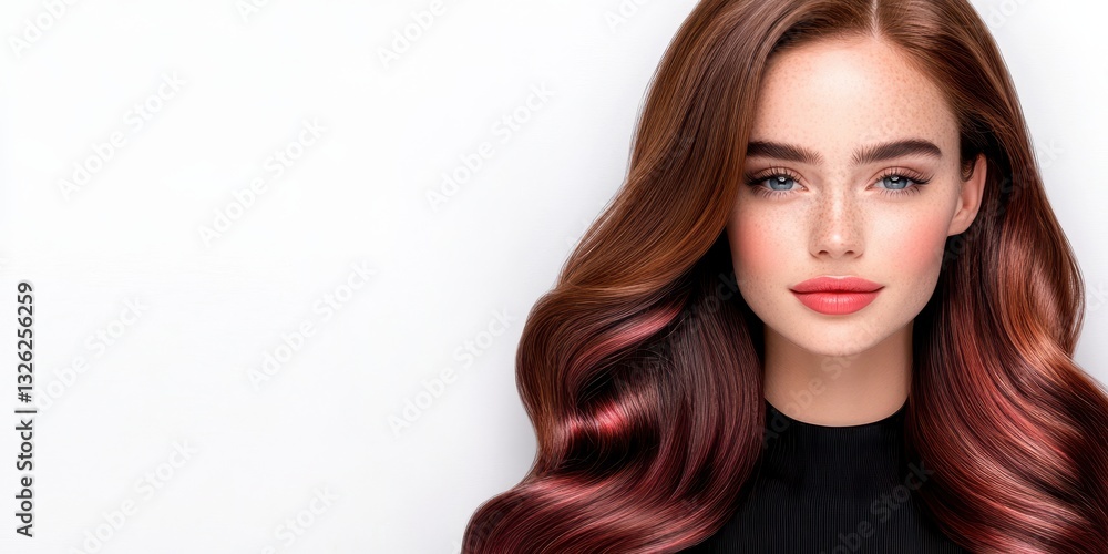 Fototapeta premium Rich hair banner