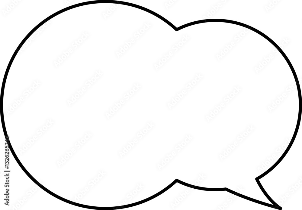 White speech bubble in flat design, chatting box, message box icon. Balloon doodle style of thinking sign symbol. Speech bubble isolated on background. White speech bubble in flat design, chatting box, message box icon. Balloon doodle style of thinking sign symbol. Speech bubble isolated on background.