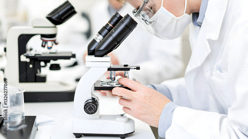 Scientists using microscopes in a lab symbolizing cancer research and medical advancements in the fight against diseases.
Scientists using microscopes in a lab symbolizing cancer research and medical advancements in the fight against diseases.