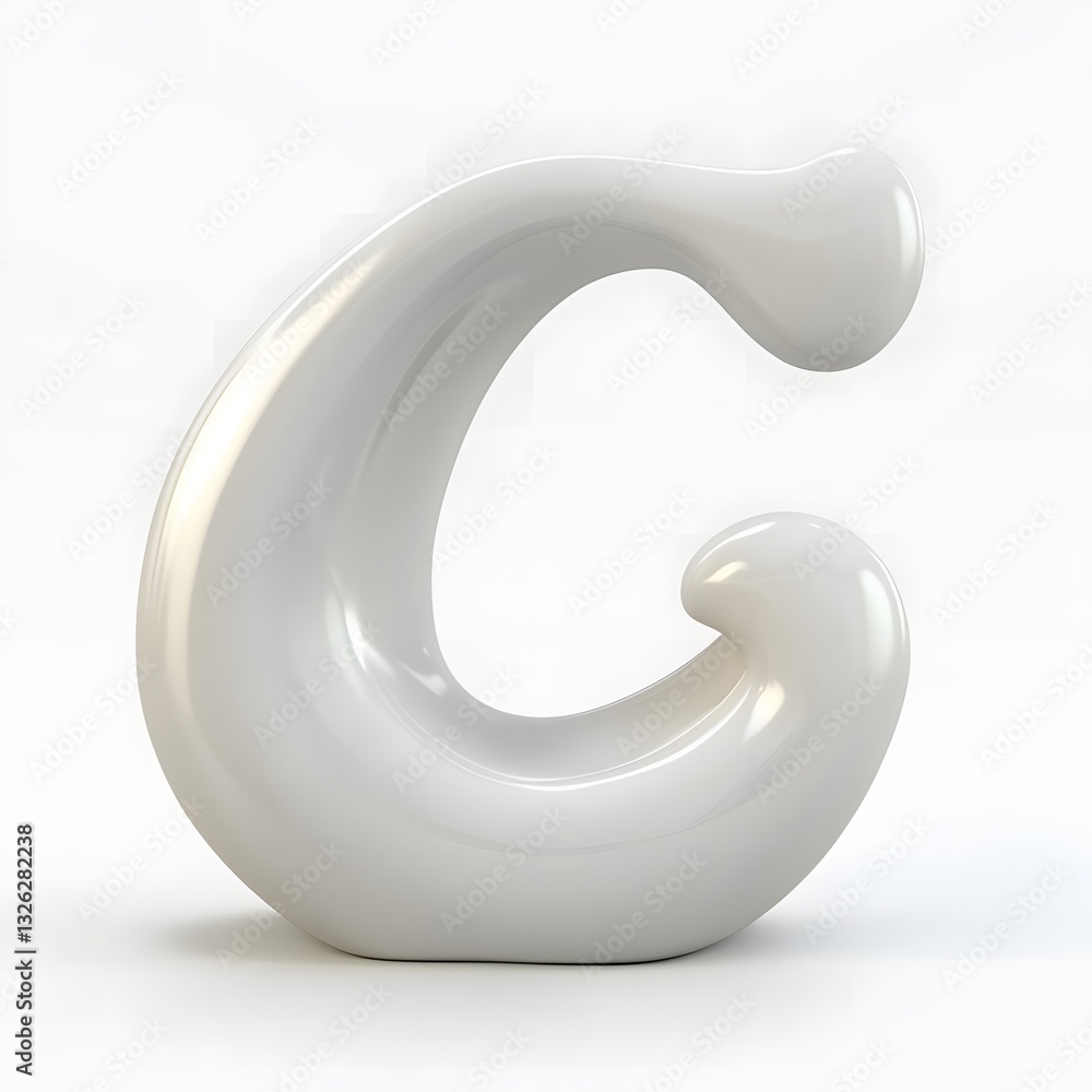 Creative 3d letter g design studio setting digital art modern environment close-up view typography concept Creative 3d letter g design studio setting digital art modern environment close-up view typography concept