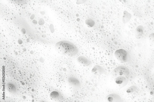 Wallpaper Mural Close-up of creamy foam texture with bubbles. AI generated Torontodigital.ca