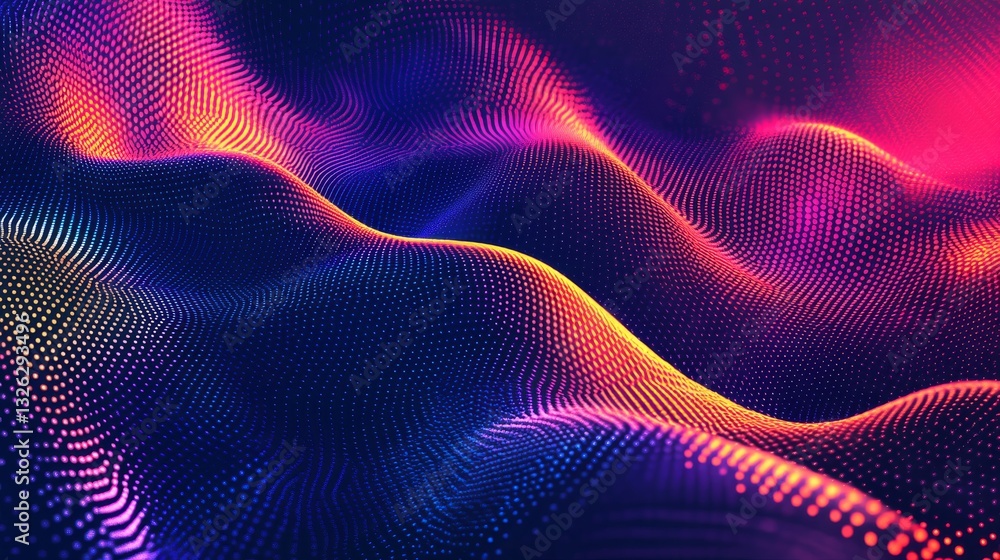 Progressive dot matrix waves, precise halftone gradient flow, elegant floating curves, minimal geometric patterns, smooth transition effects, clean white space design, modern vector art style, Progressive dot matrix waves, precise halftone gradient flow, elegant floating curves, minimal geometric patterns, smooth transition effects, clean white space design, modern vector art style,