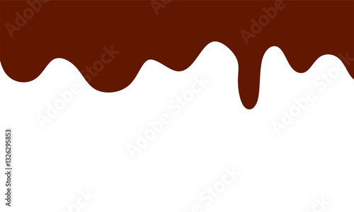 Chocolate on white background. Chocolate vector. wallpaper. background. 