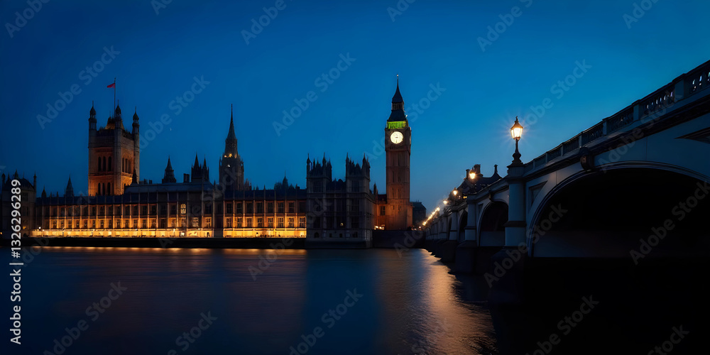 Fototapeta premium houses of parliament london
