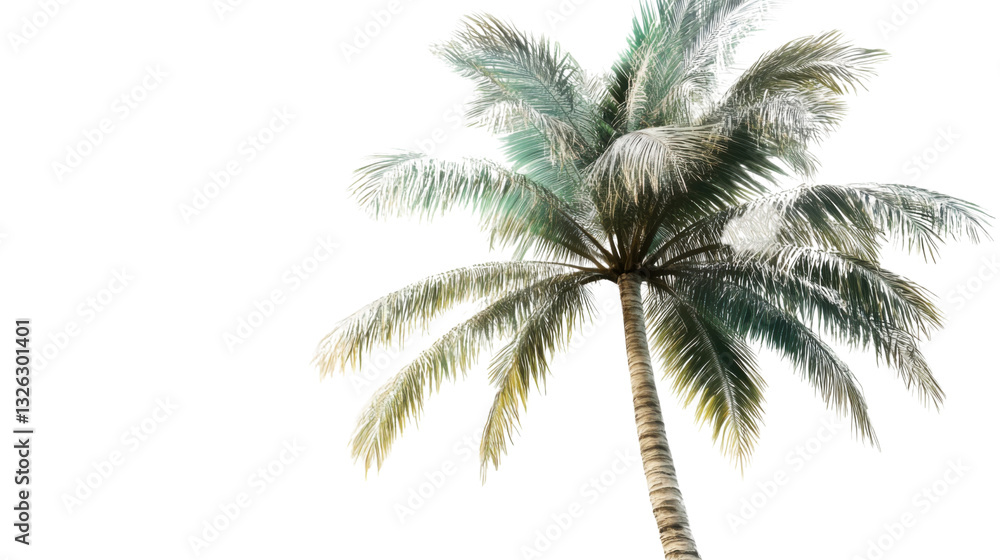 Fototapeta premium palm tree isolated on white