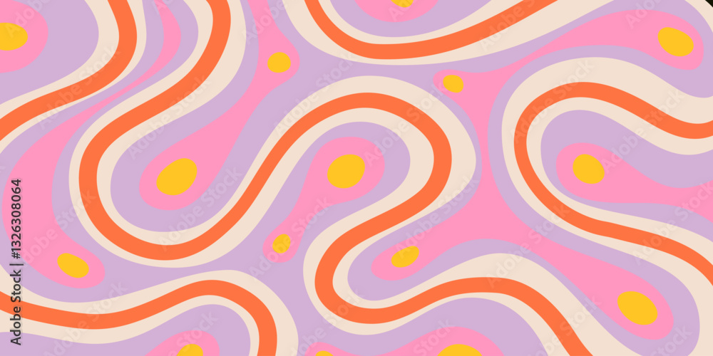 Abstract Geometric Groovy Texture Vector Design. Psychedelic Y2k Background. Trippy Hand-Drawn Art. Abstract Geometric Groovy Texture Vector Design. Psychedelic Y2k Background. Trippy Hand-Drawn Art.
