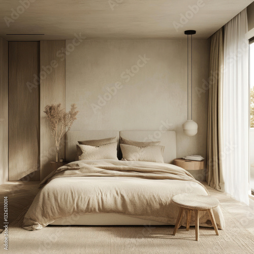 bedroom with bed