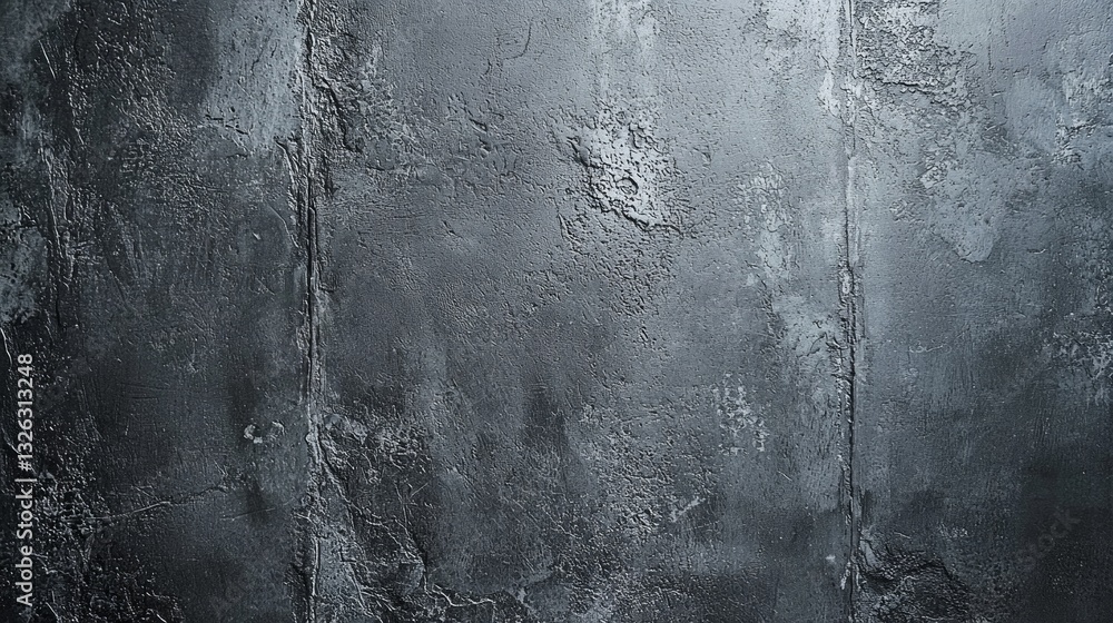 Obraz premium A grey wall with a rough texture