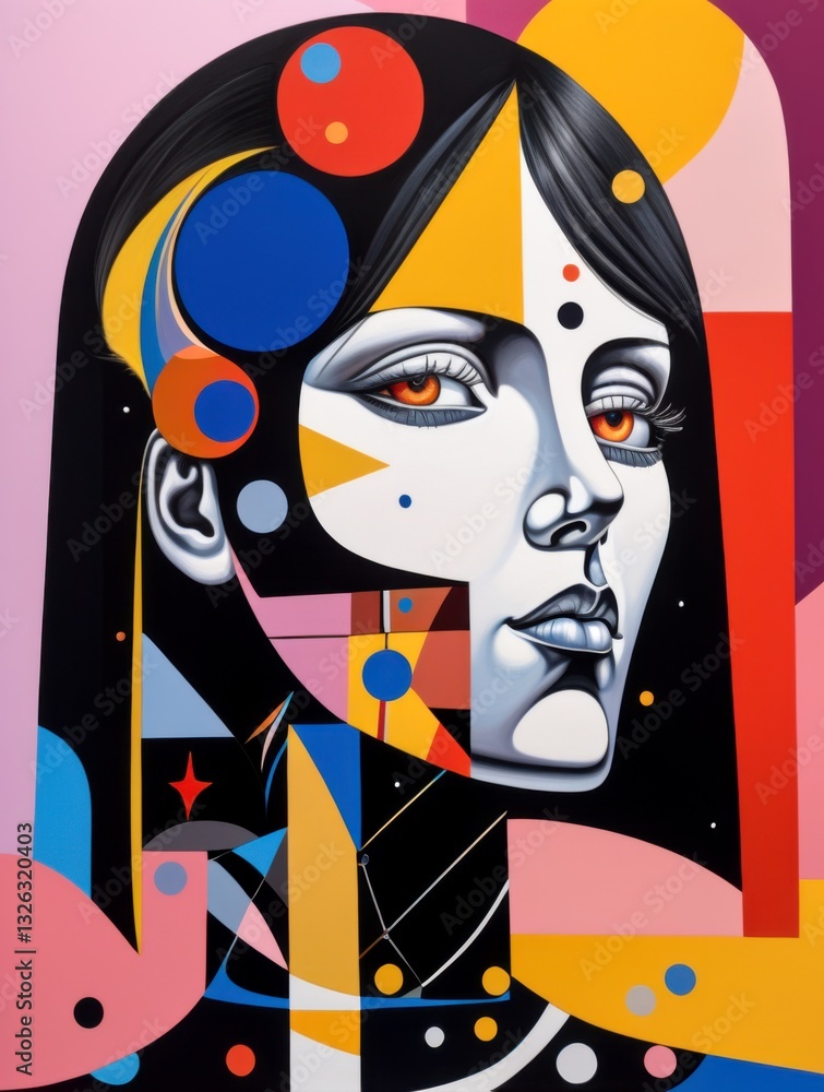Obraz premium Woman Pop Art Portrait