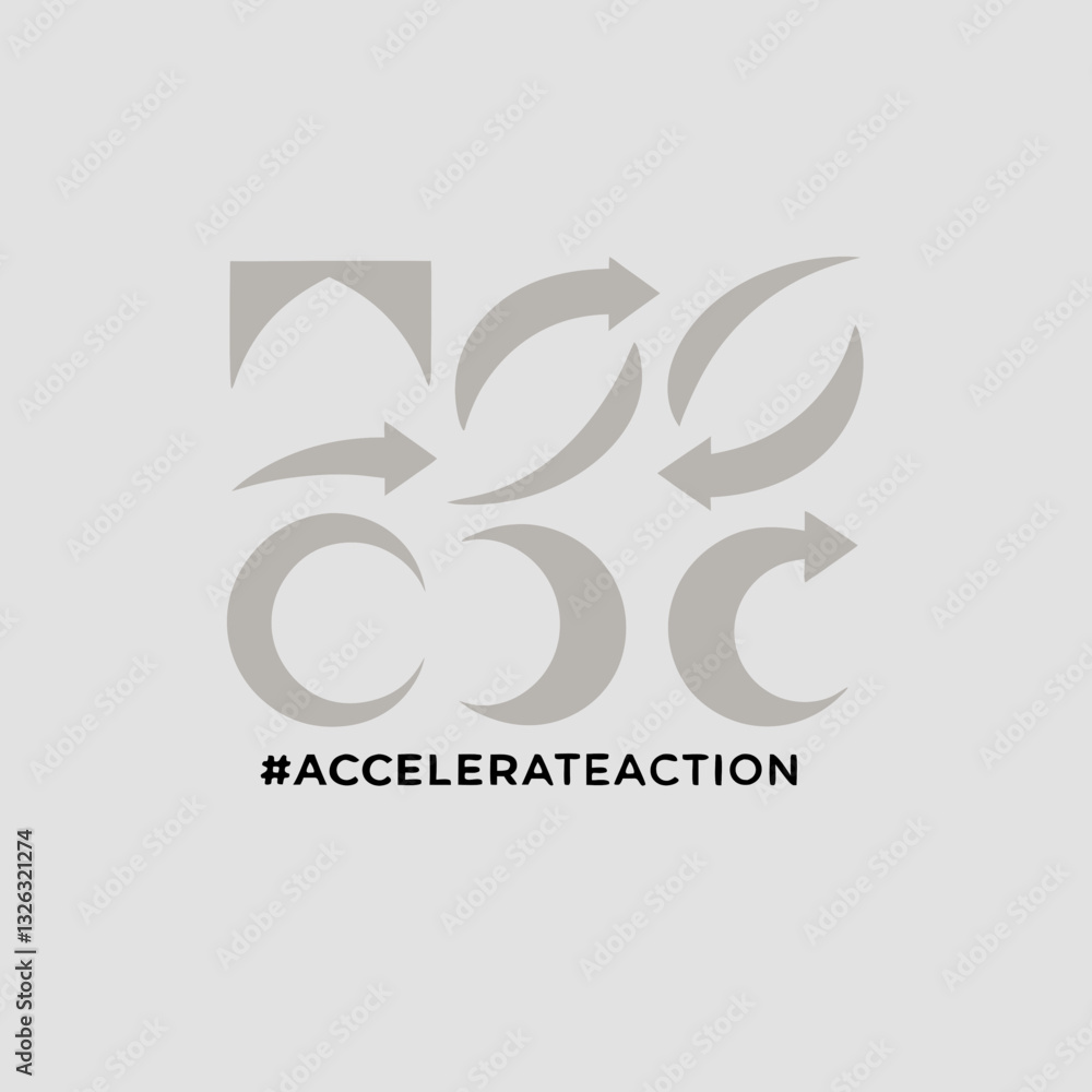 Fototapeta premium company logo design arrow