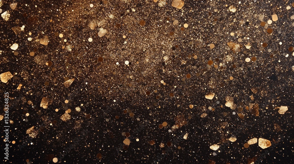 A gold colored background with a lot of glitter A gold colored background with a lot of glitter