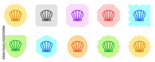 Editable sea shell vector icon. Part of a big icon set family. Perfect for web and app interfaces, presentations, infographics, etc