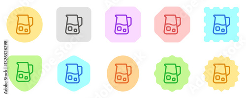 Editable lemonade jug, juice carafe vector icon. Part of a big icon set family. Perfect for web and app interfaces, presentations, infographics, etc