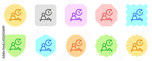 Editable receptionist vector icon. Part of a big icon set family. Perfect for web and app interfaces, presentations, infographics, etc