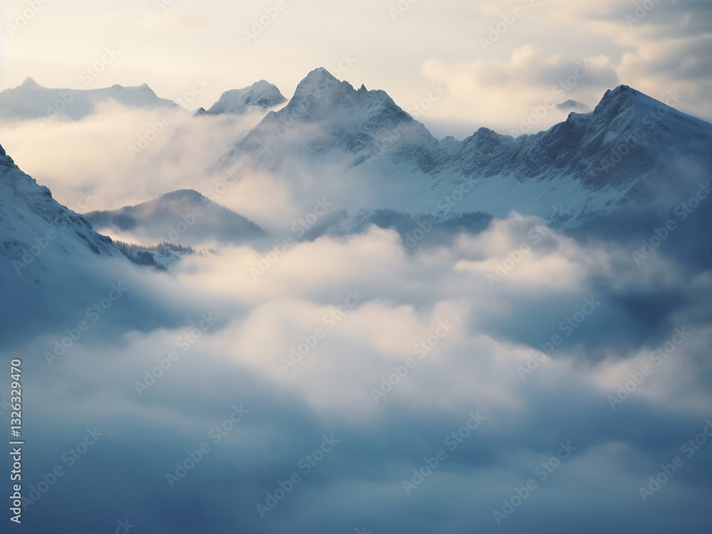 Winter system caused by a cold air mass and low cloud coverage Winter system caused by a cold air mass and low cloud coverage